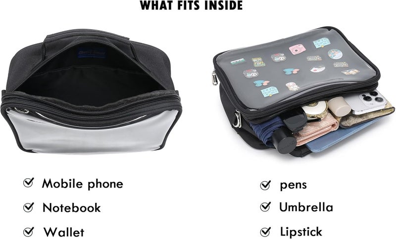 CHERRY SAUCE Dopamine Color Ita Bag Backpack Satchel Oxford Crossbody Messenger Shoulder Bag - Image 5